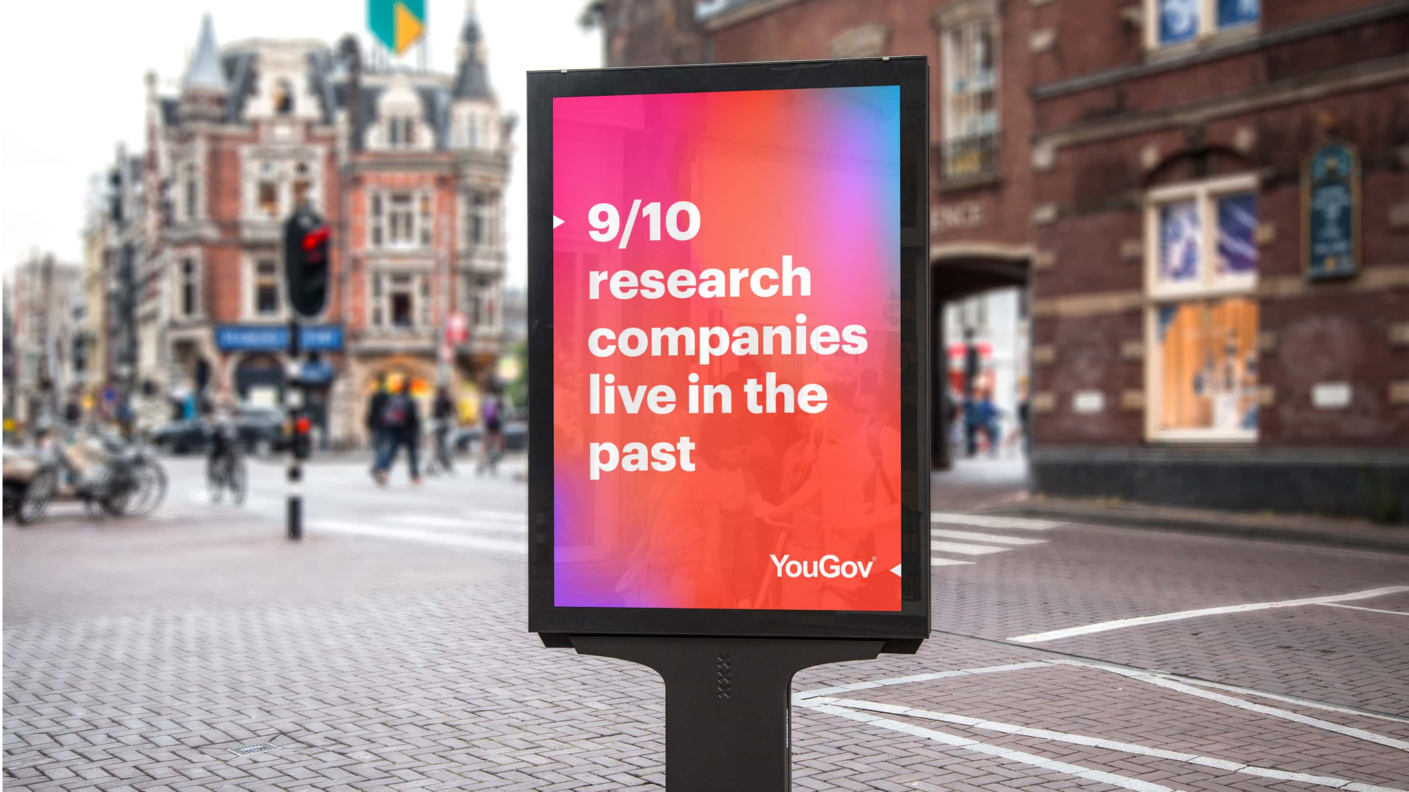 YouGov out of home advertising design